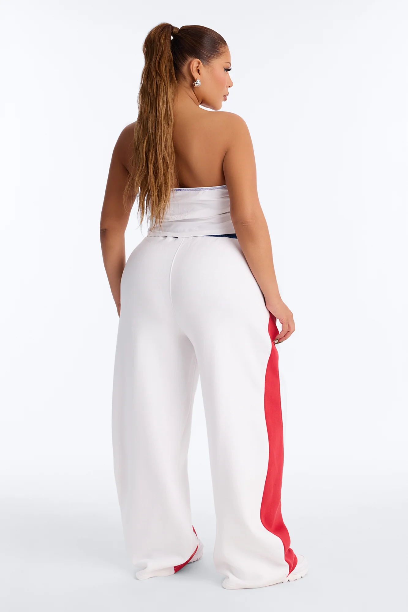 USA Pride Fleece Barrel Pant Set - White/combo - Image 7