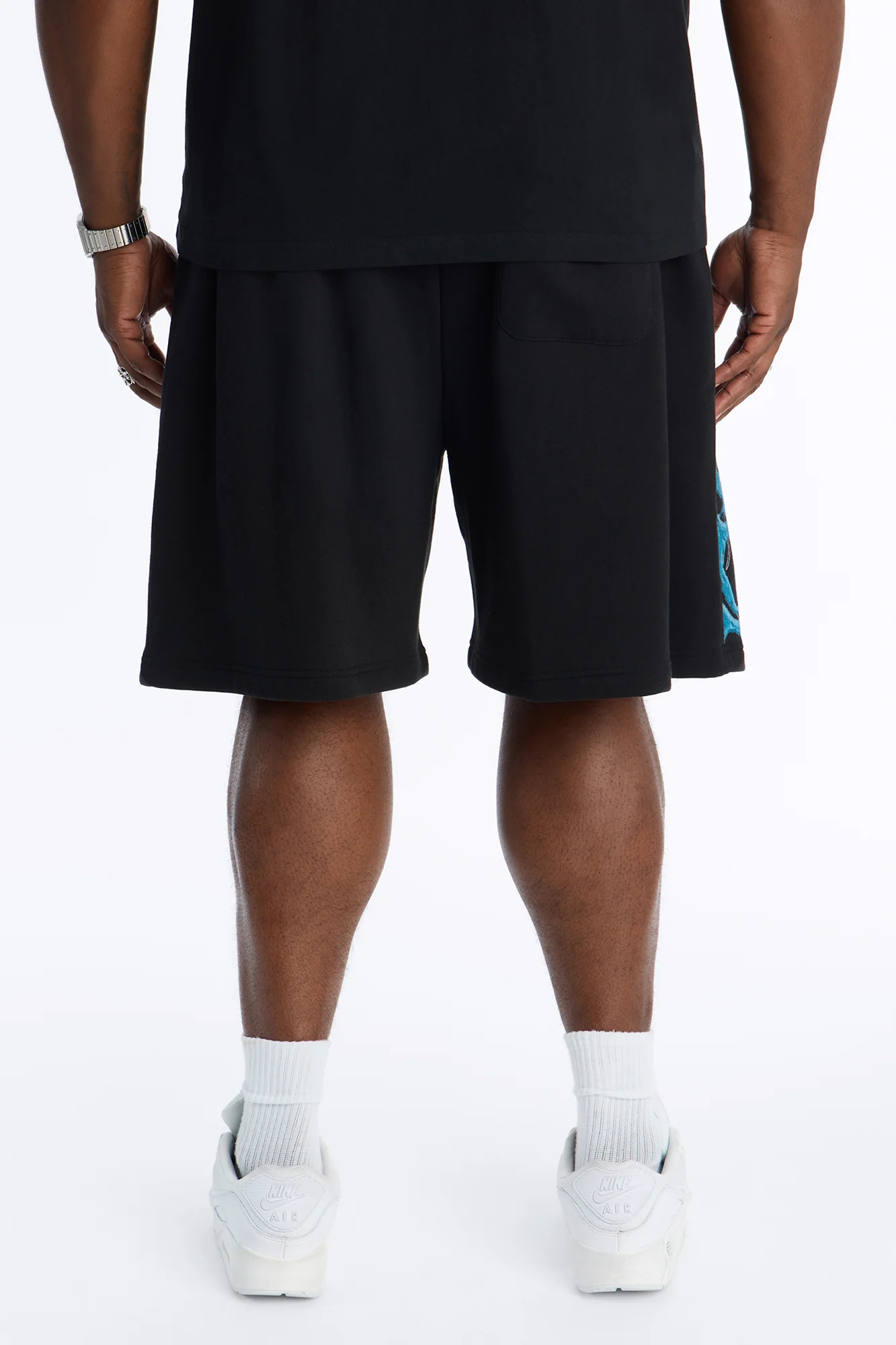 Venom All Over Print Relaxed Sweat Short - Black - Image 10