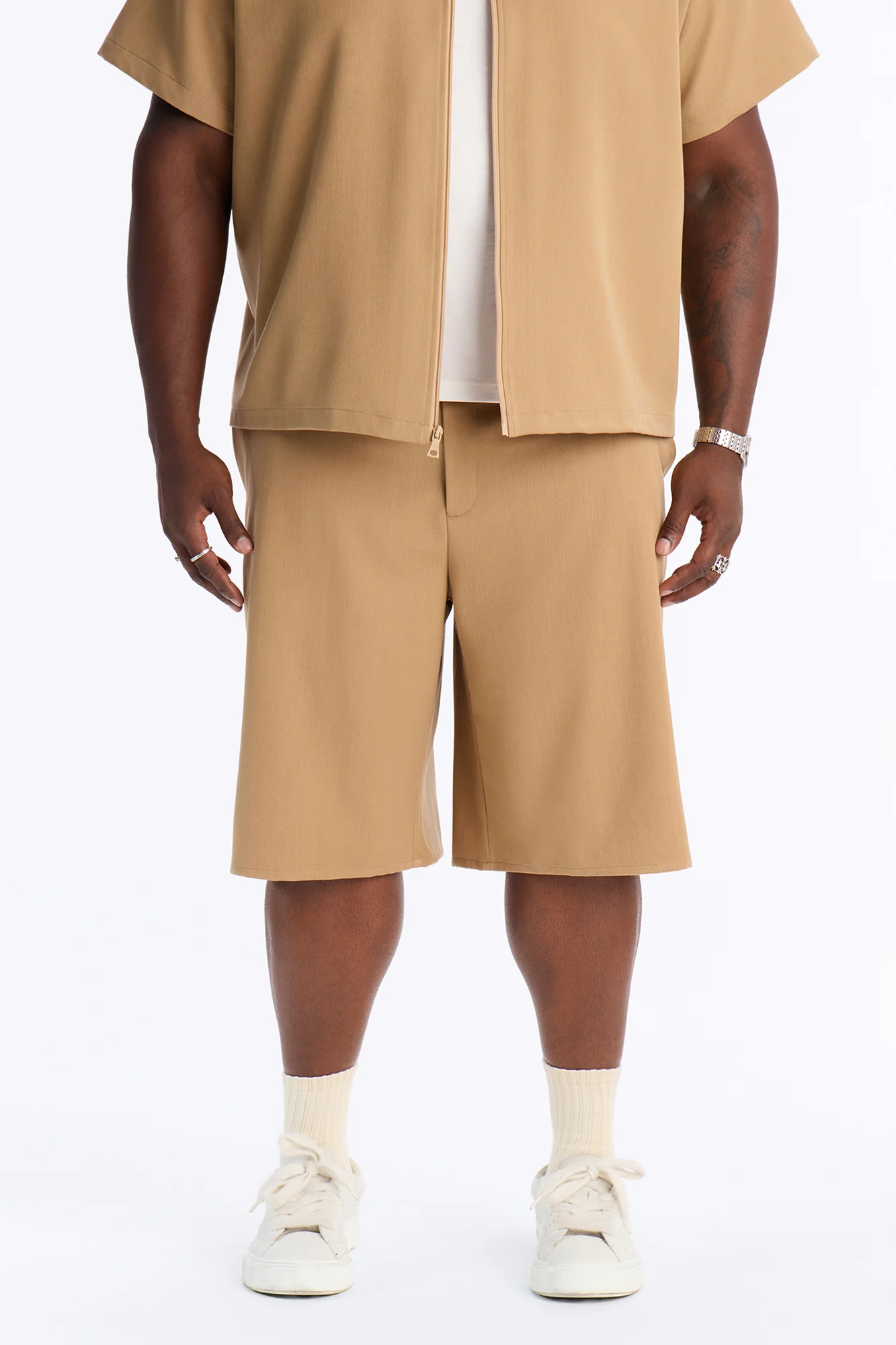 Ventura Tailored Relaxed Short - Brown - Image 6