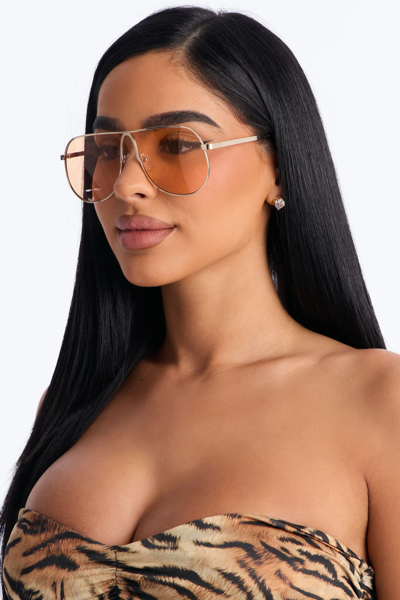 Victoria View Aviator Sunglasses - Gold - Image 2