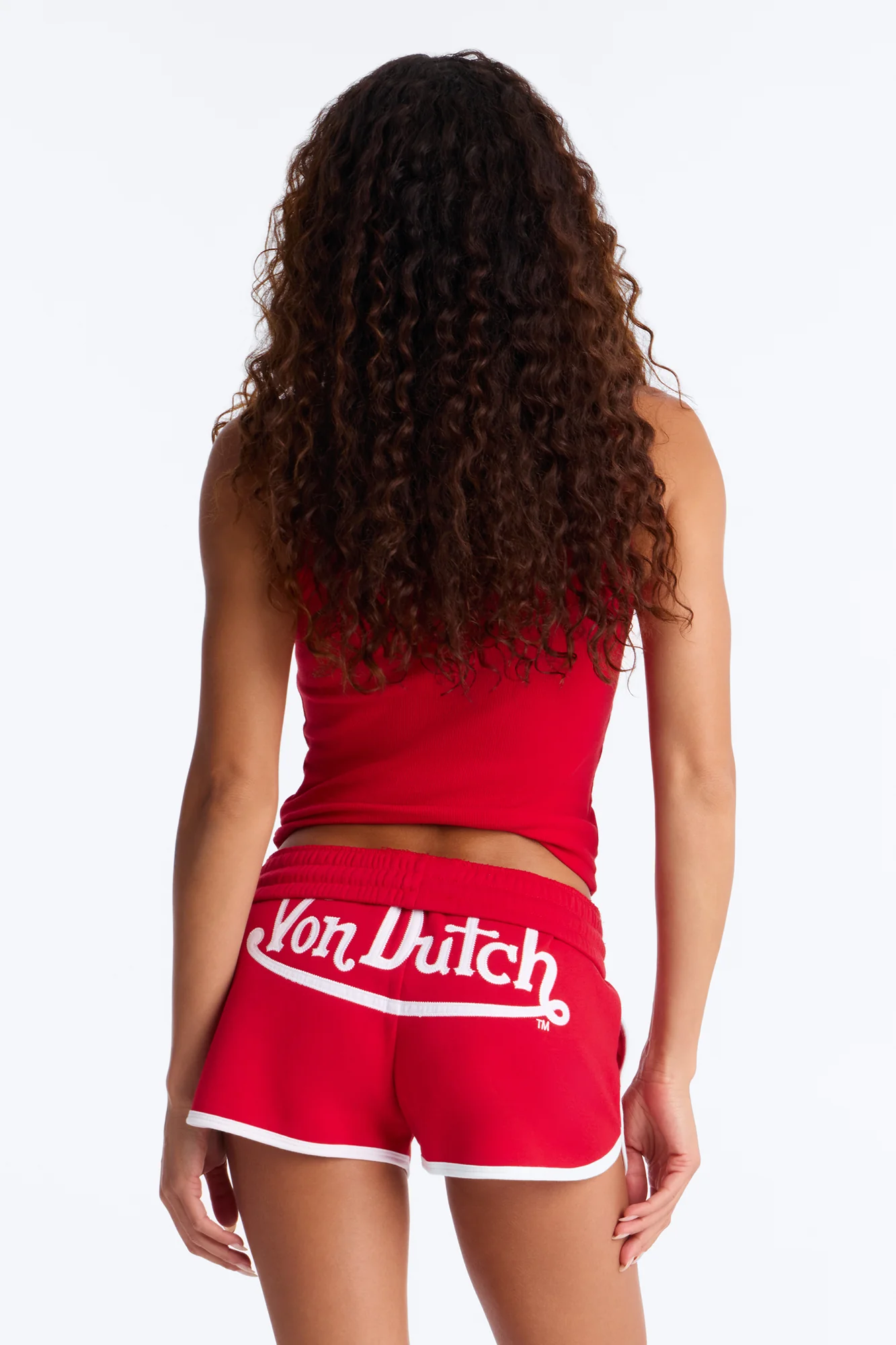 Von Dutch Americana Logo Tank - Red - Image 3