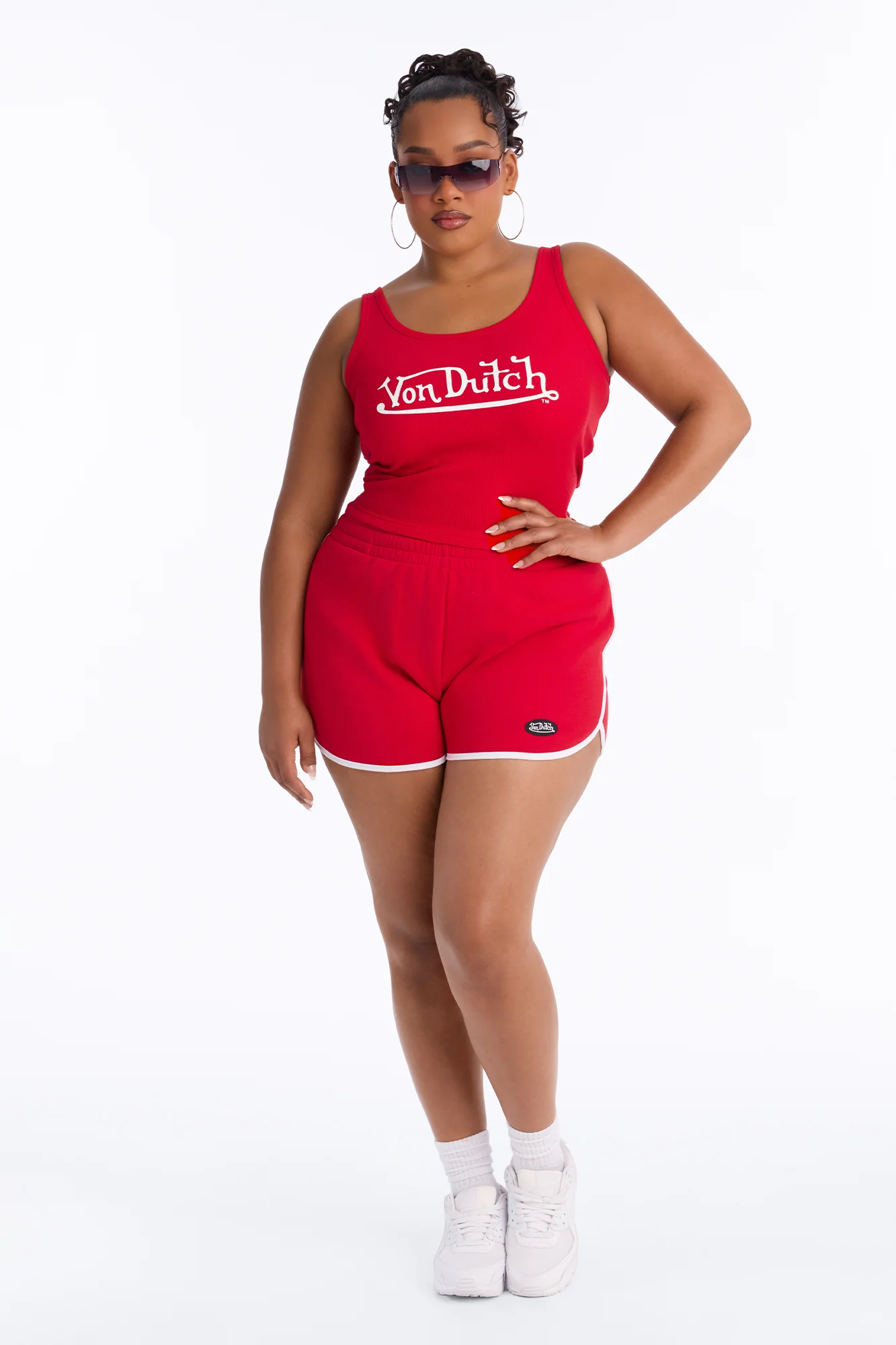 Von Dutch Americana Logo Tank - Red - Image 5