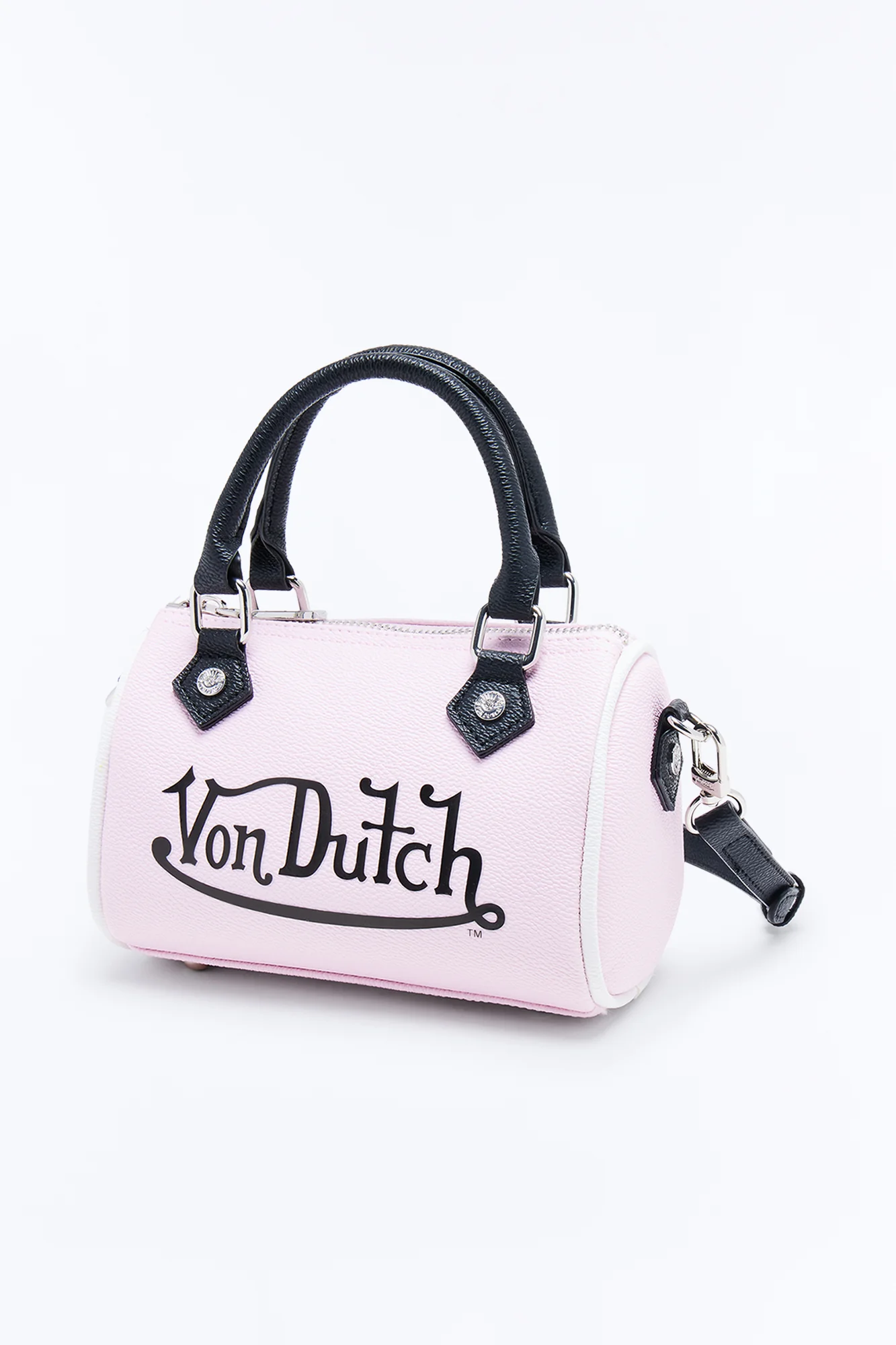 Von Dutch Core Hanna In Pink Bag - Black/Pink - Image 4