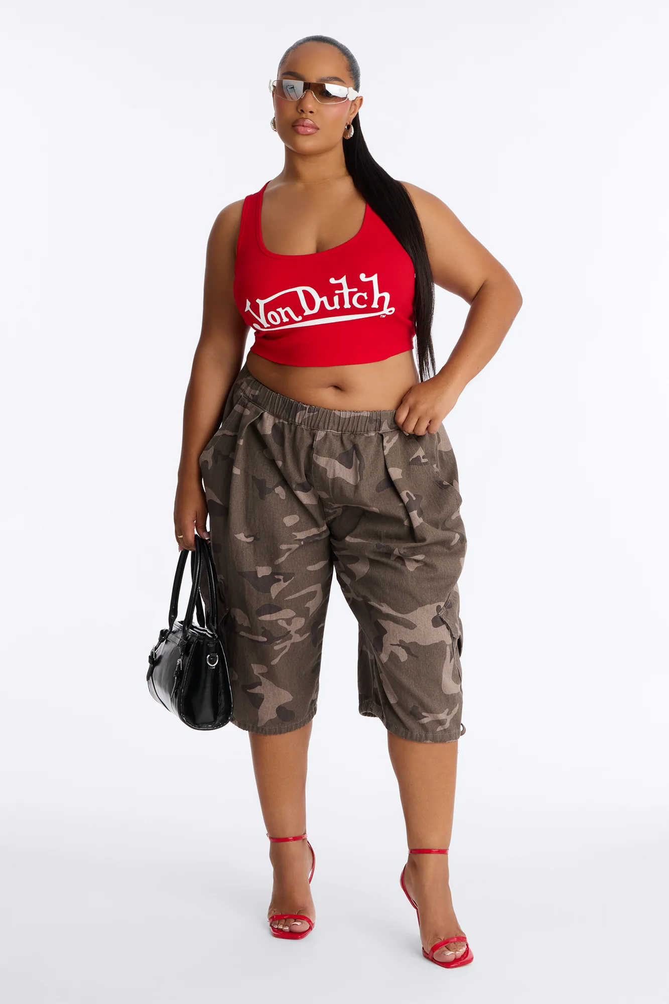 Von Dutch Logo Tank - Red - Image 6
