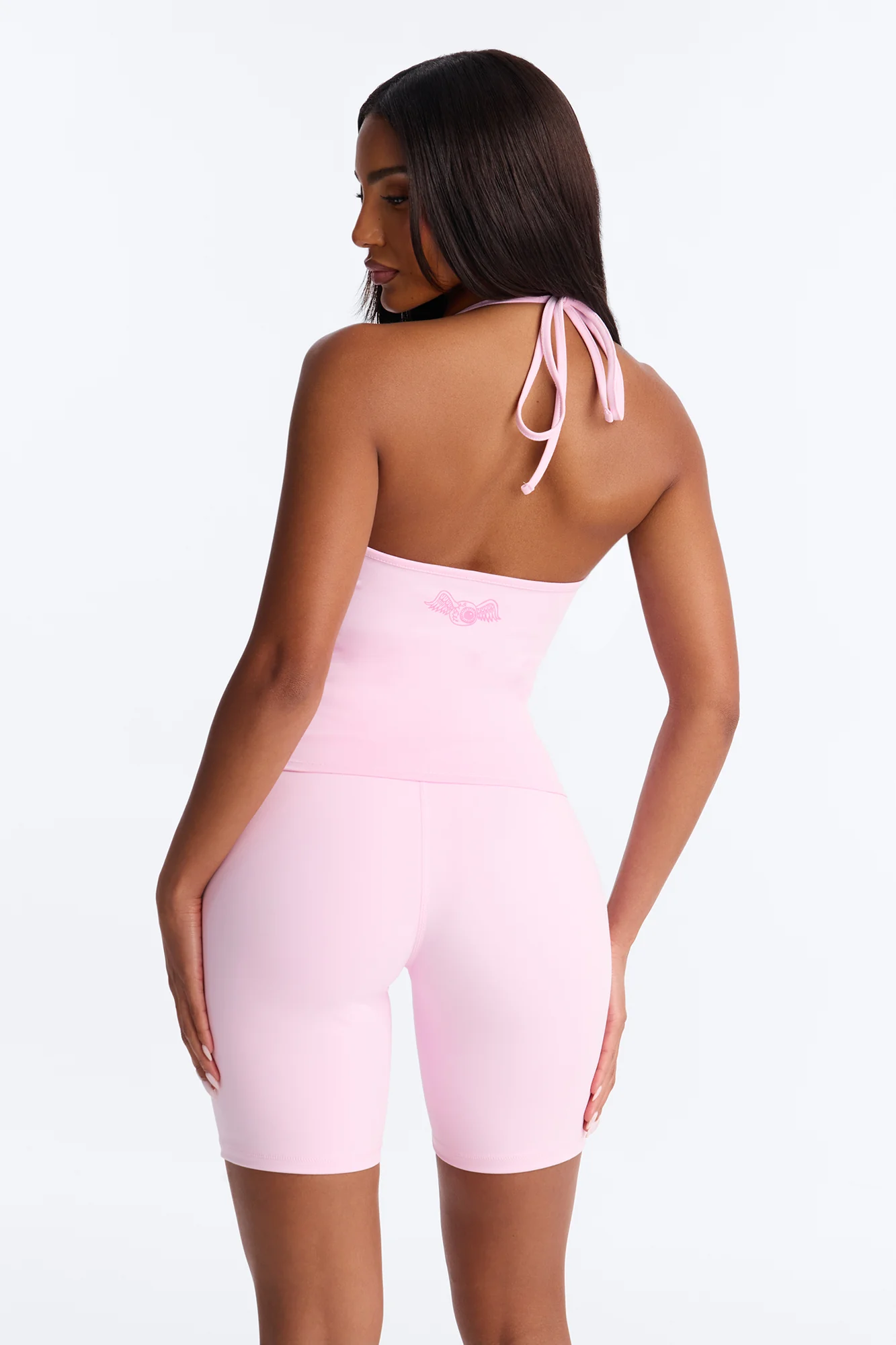 Von Dutch Sporty Halter Tank - Pink - Image 4