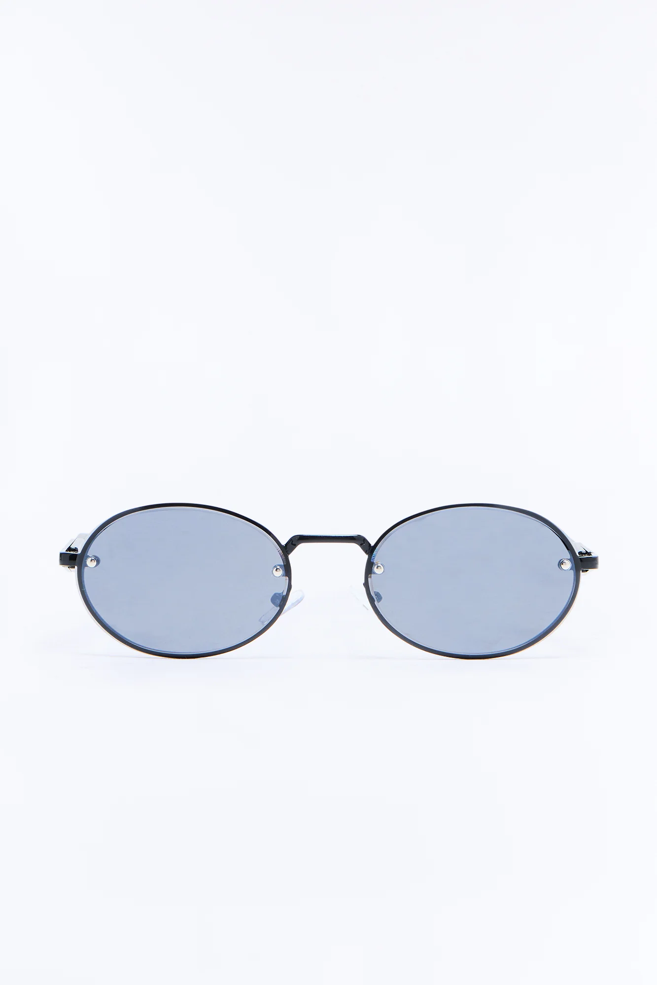 Watch Your Back Circular Sunglasses - Black - Image 3