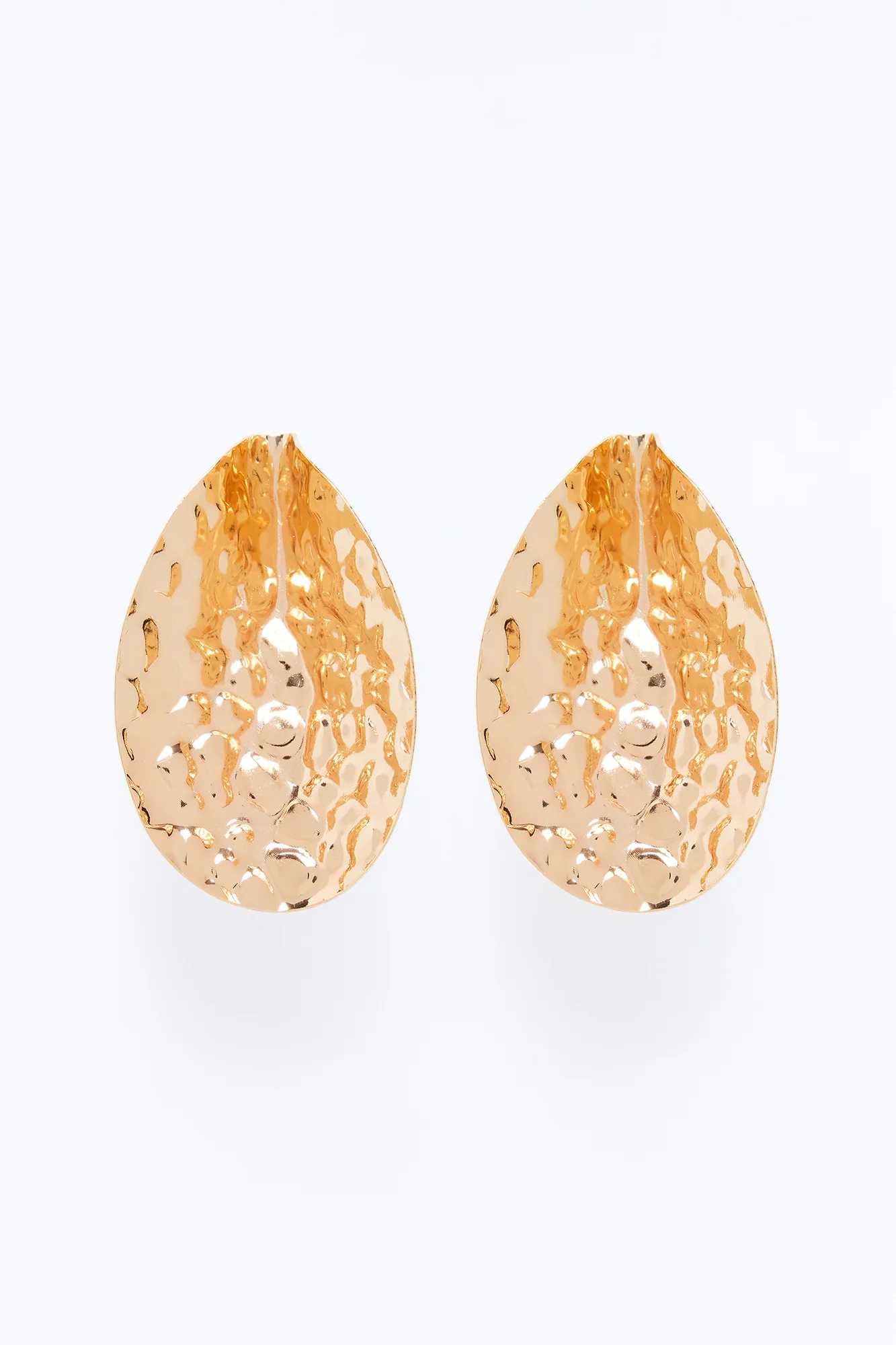 Wave After Wave Drop Earrings - Gold - Image 3