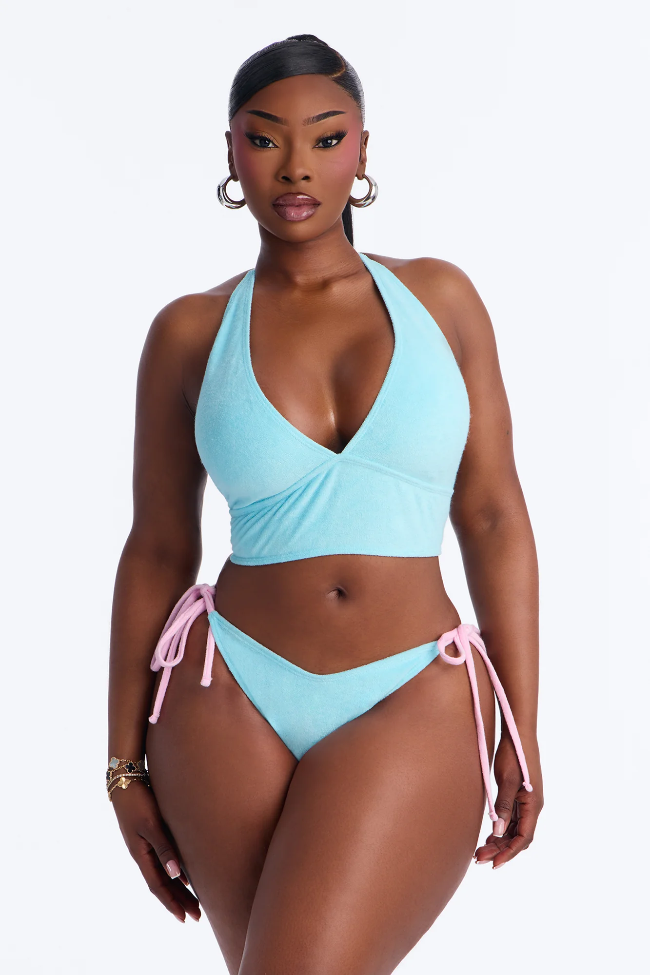 What You Know Bikini And Coverup Skirt - Periwinkle - Image 7