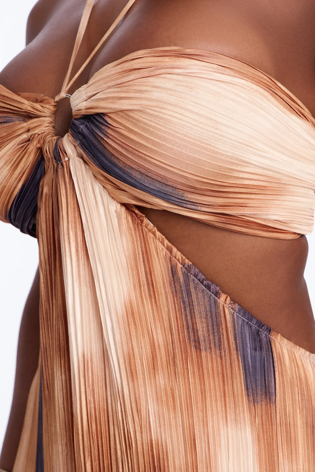 Where's The Sun Maxi Dress - Brown/combo - Image 7