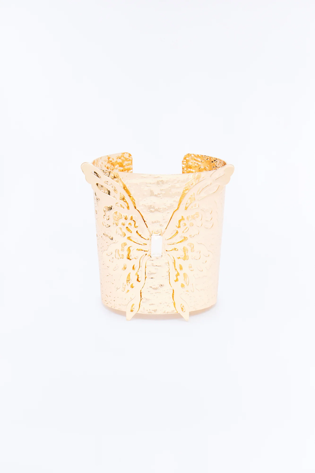 Whimsical Wings Cuff Bracelet - Gold - Image 3