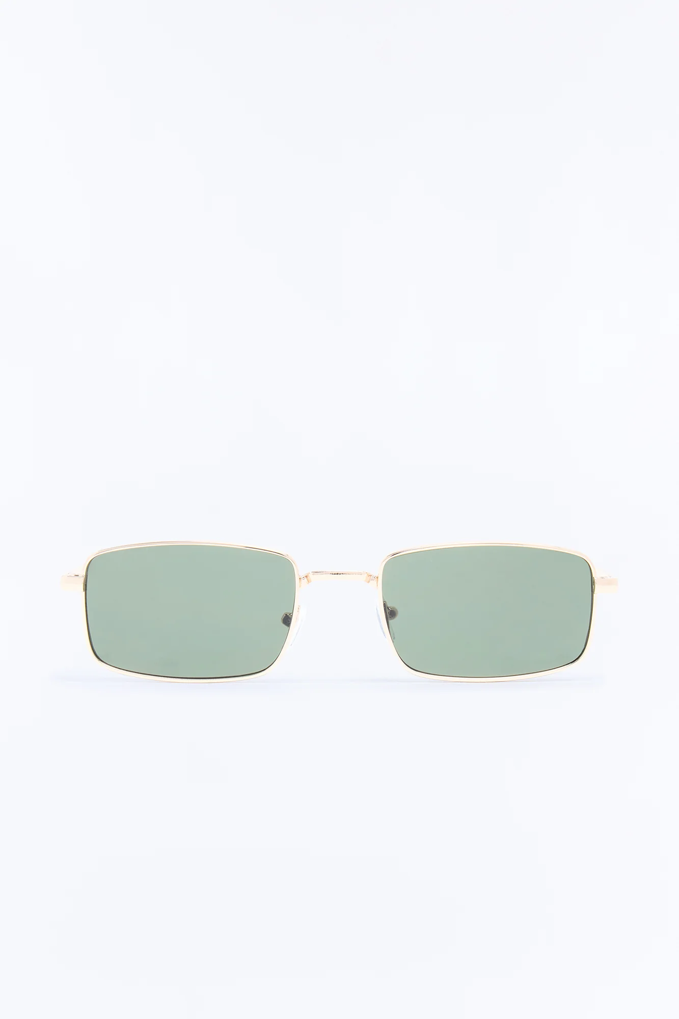 Why You Mad Square Metal Sunglasses - Gold