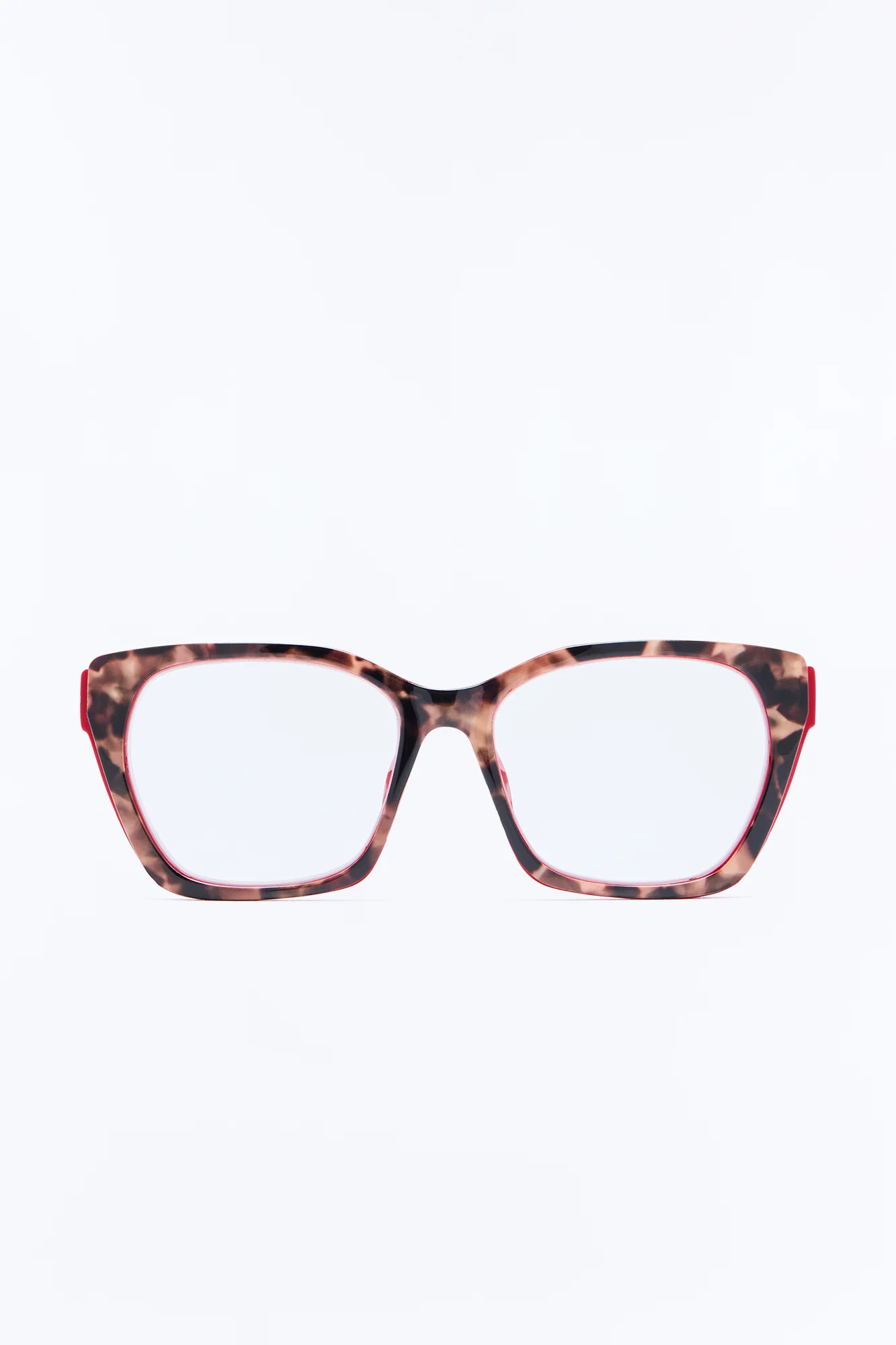 Wide Eyed And Eager Reader Glasses - Red/combo - Image 3