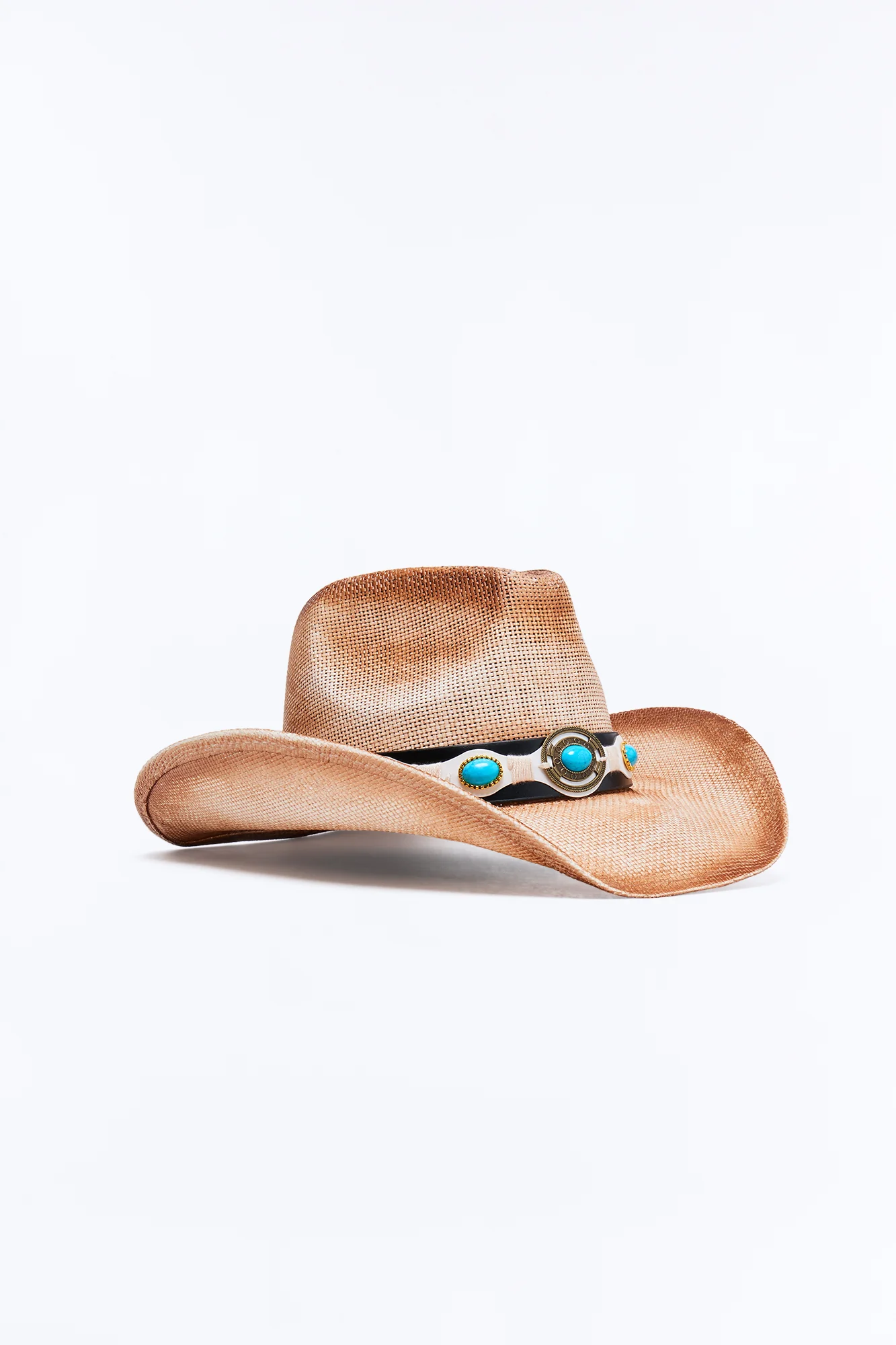 Wild Catch Straw Cowboy Hat - Brown - Image 4