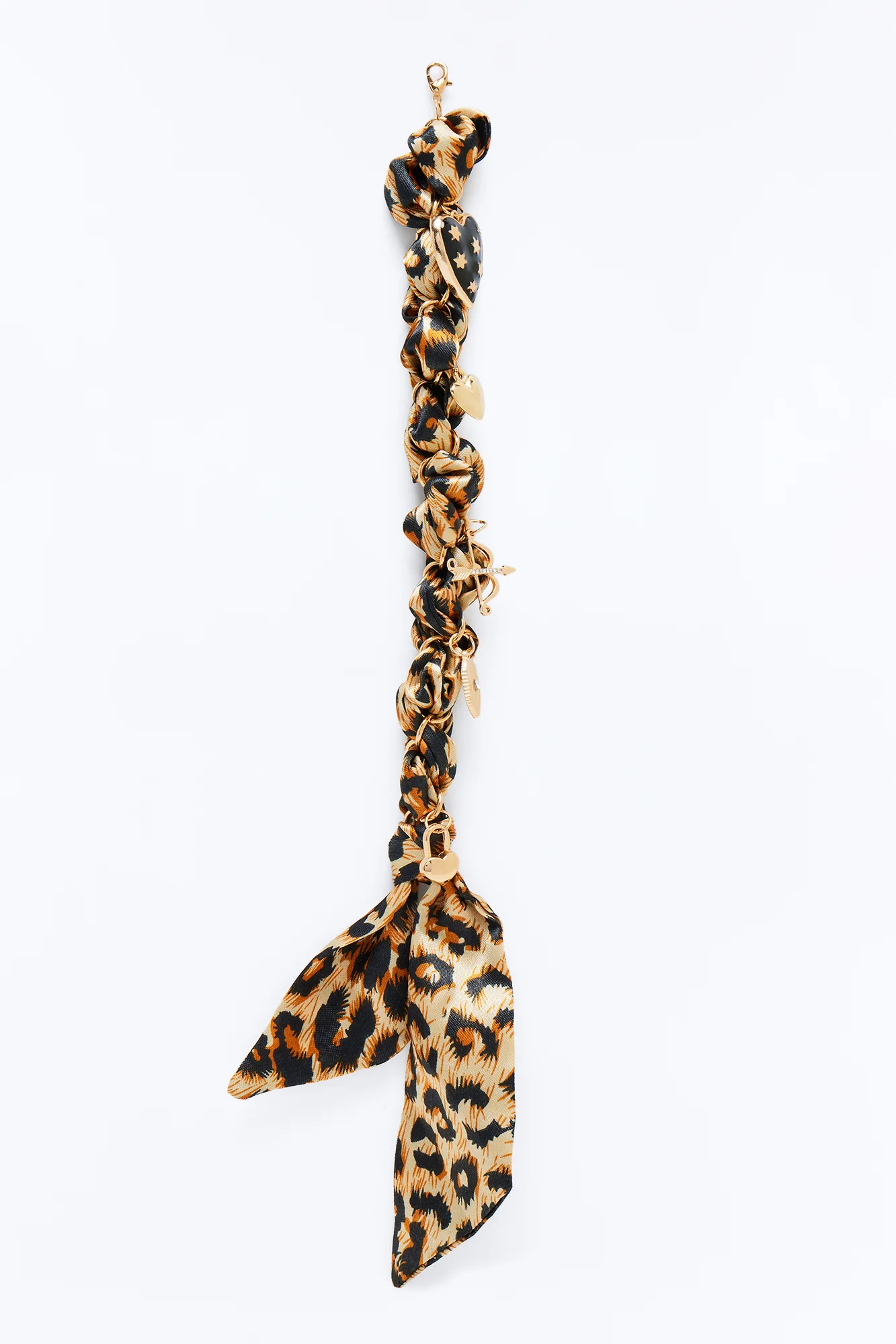 Wild Muse Charm Scarf Bracelet - Leopard - Image 3