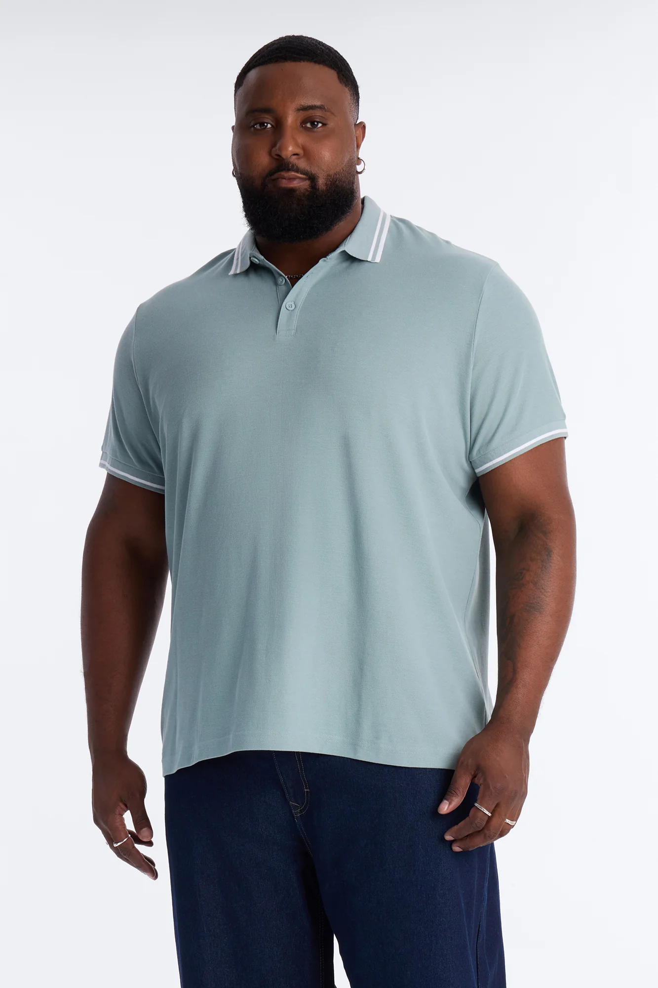 Wilson Short Sleeve Polo - Slate Blue - Image 5