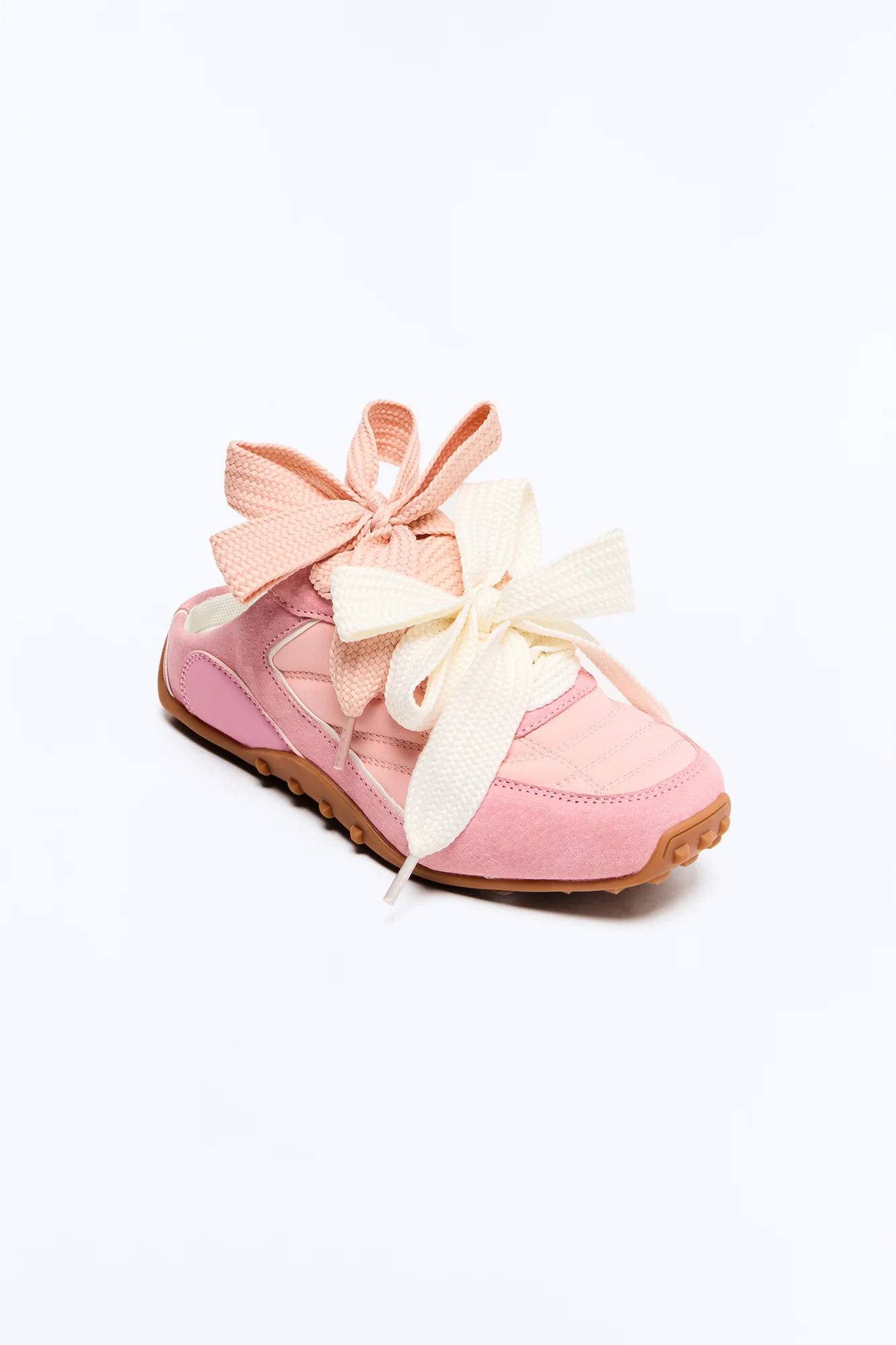 Winny Double Lace Slip On Sneakers - Blush - Image 4