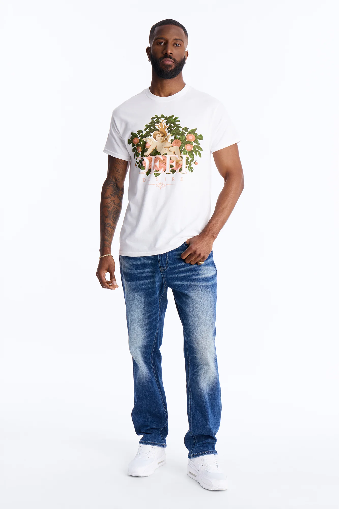 With It Slim Jeans - Medium Blue Wash - Image 2