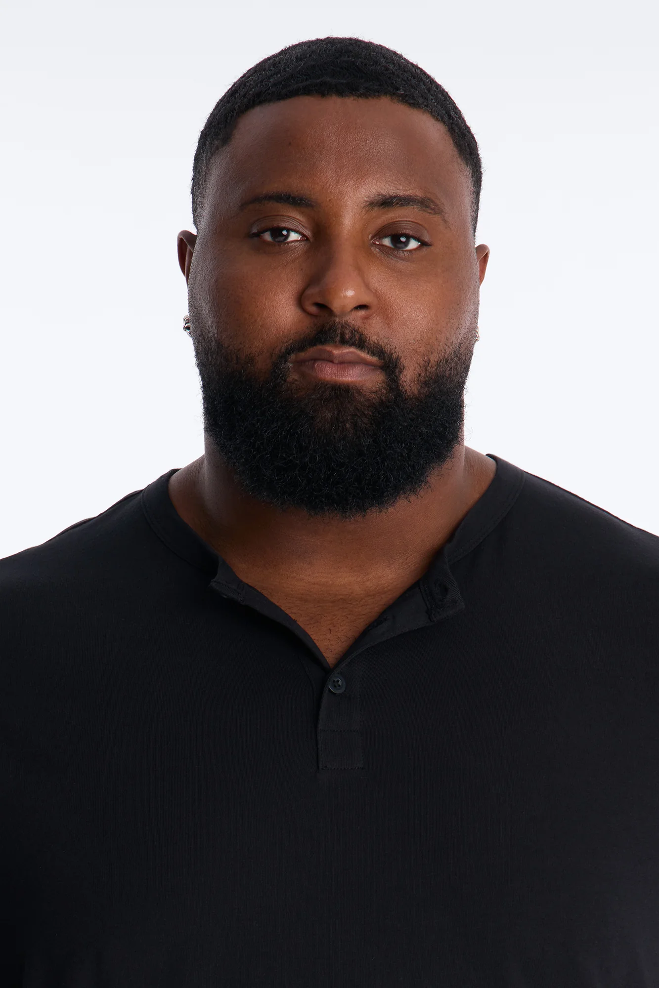 Your Everyday Classic Henley - Black - Image 8