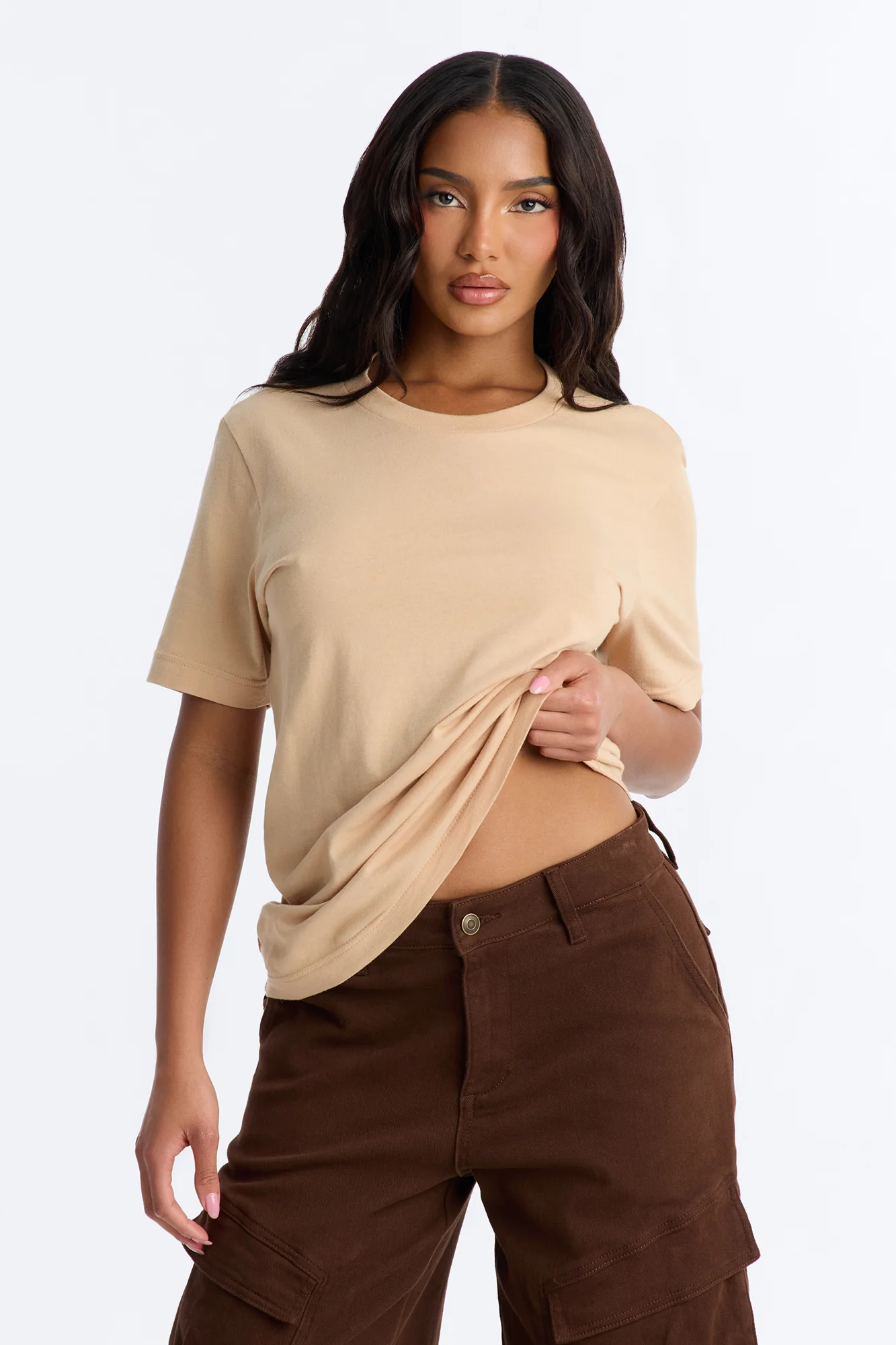 Your Favorite Everyday Essential T Shirt - Sand