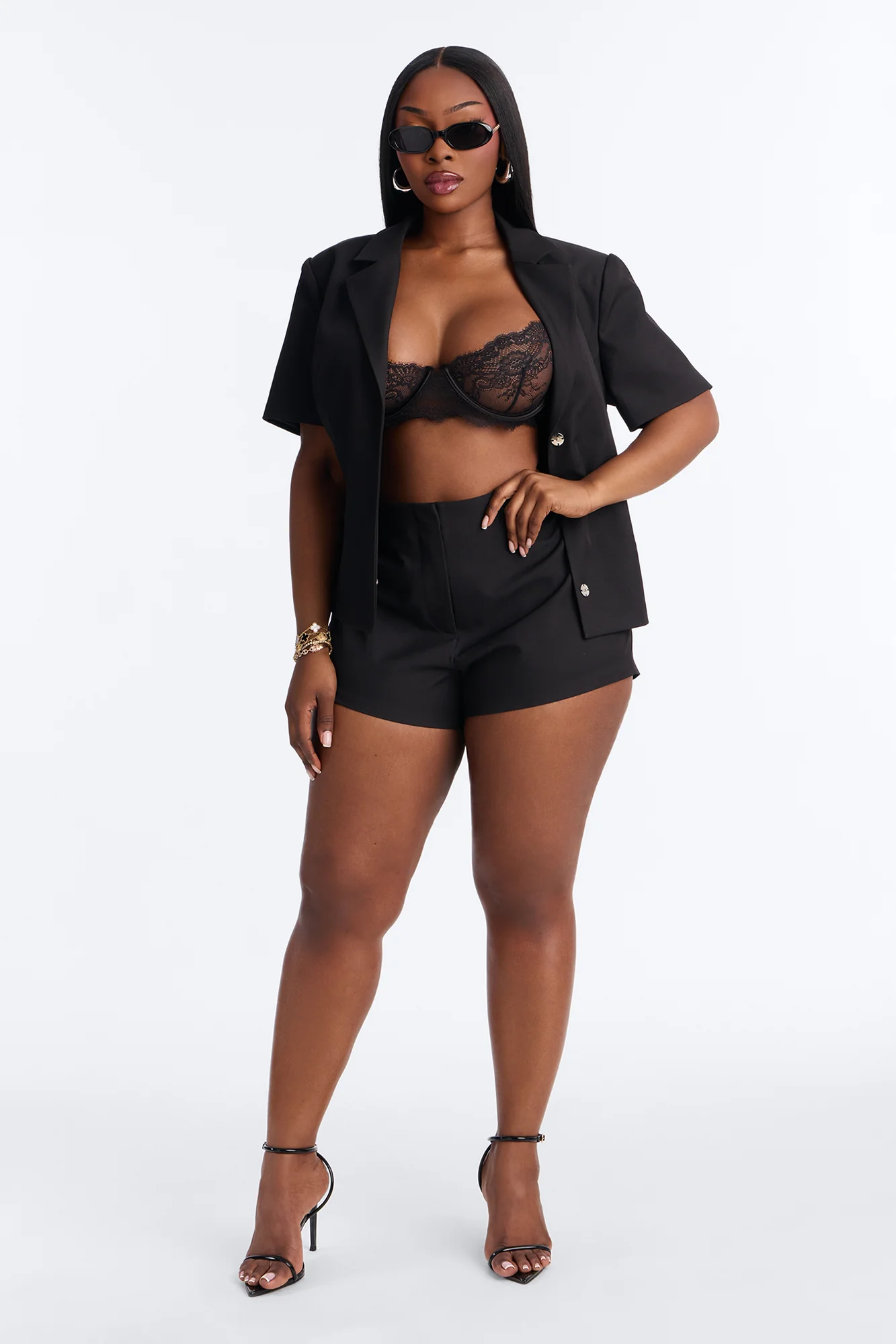 Your New Obsession Mini Trouser Short - Black - Image 4