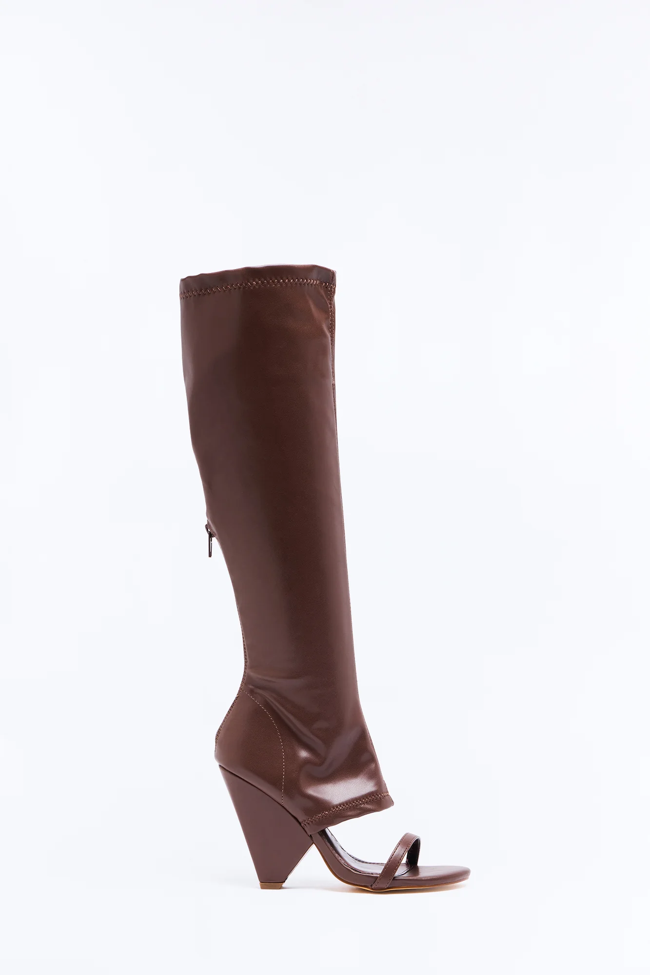 Zahra Knee High Novelty Boots - Black - Image 3