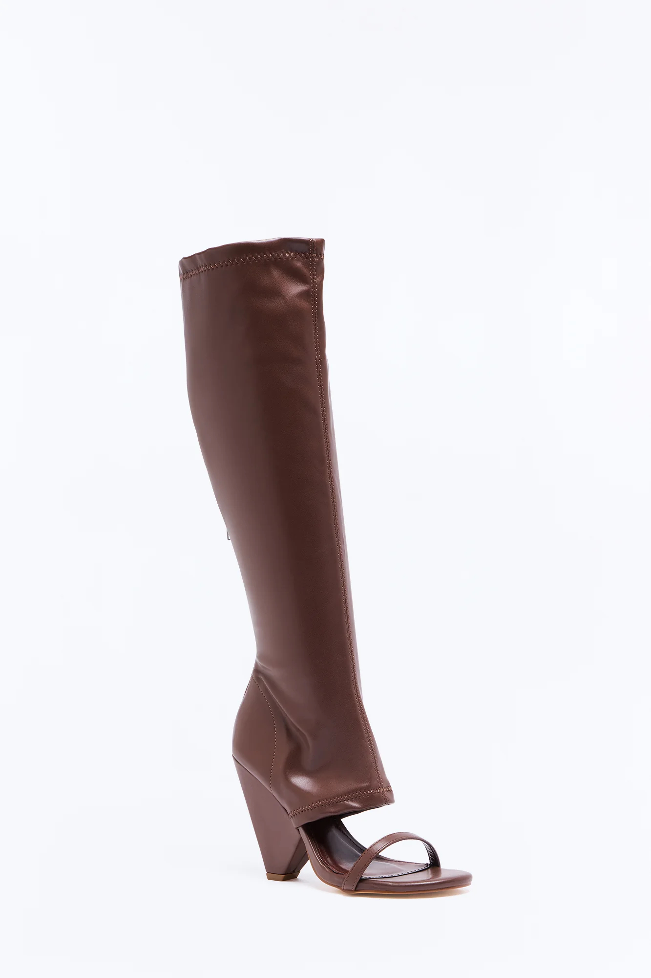 Zahra Knee High Novelty Boots - Black - Image 4